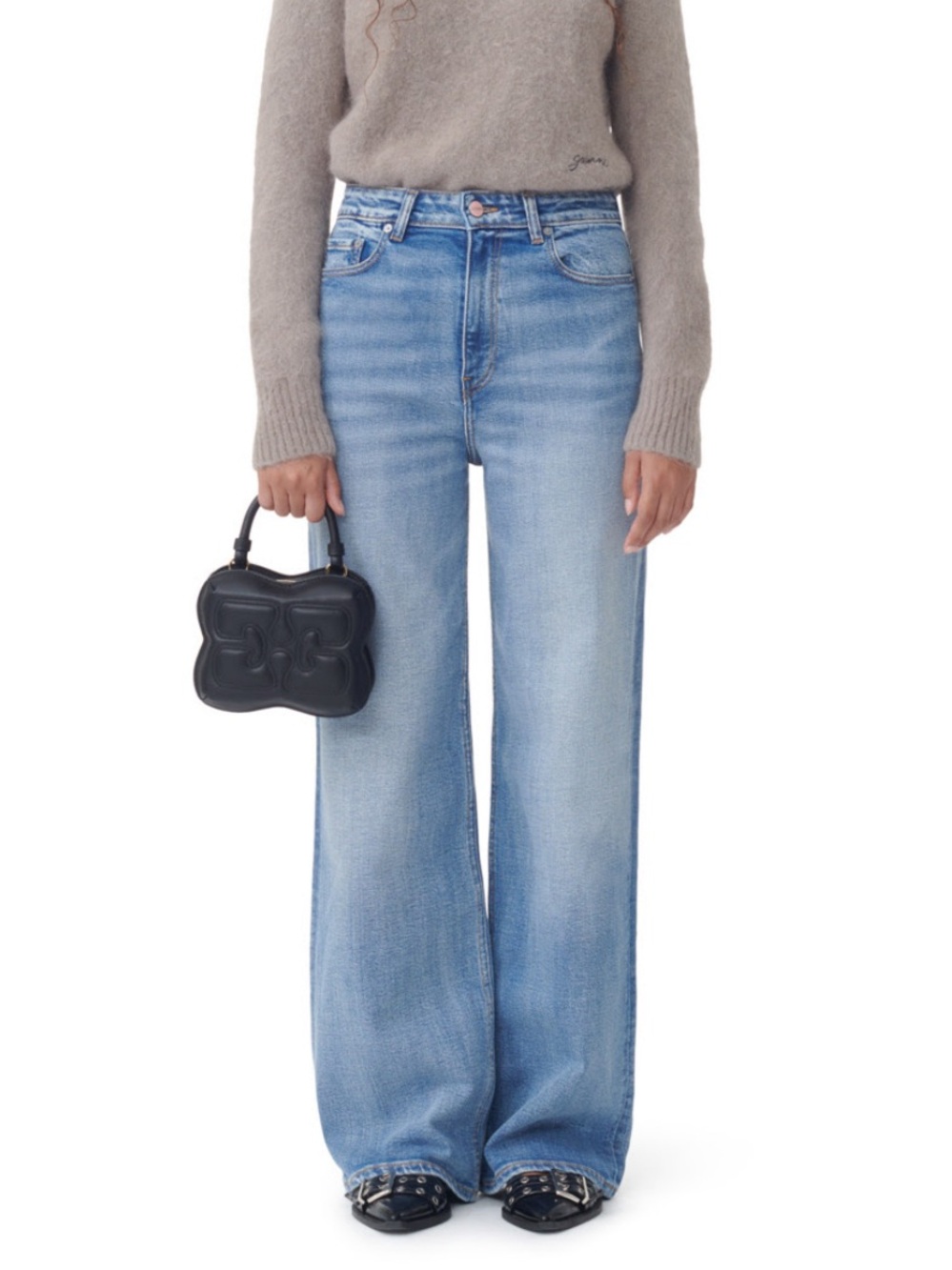 Ganni Mid Blue Andi Jeans - 28W/32L